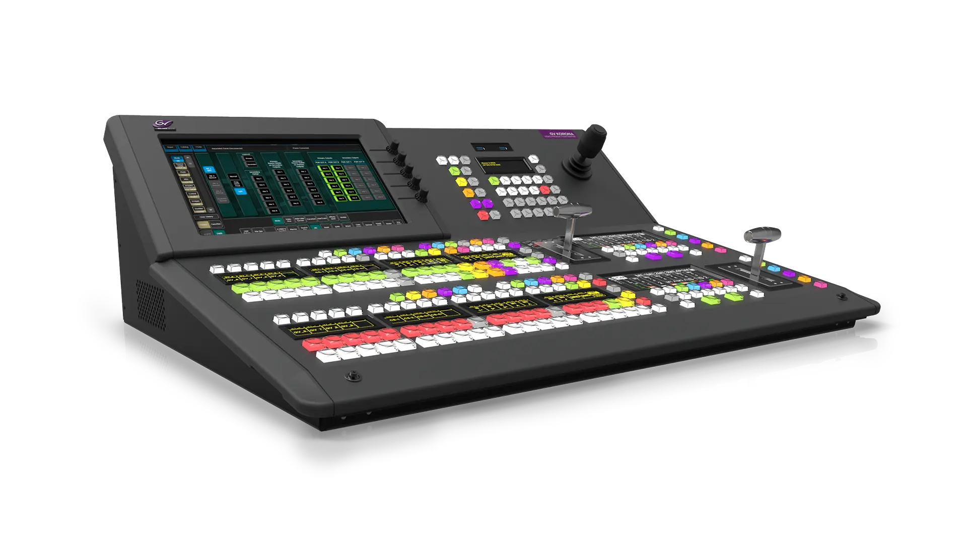Compact video production switcher